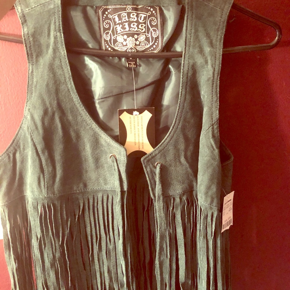 Leather vest
